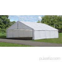 Ultra Max 30' x 40' White Industrial Canopy Enclosure Kit Fits 2 3/8 Frame 554795211
